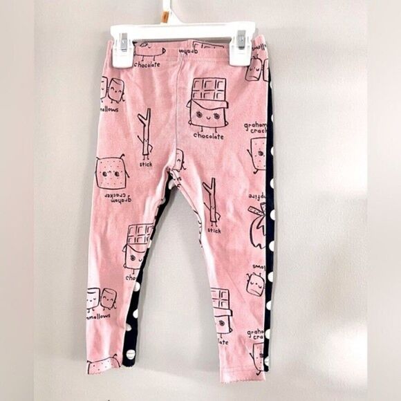 Carter's 24M 2Piece S'mores Multicolor Snug Fit Cotton Pajamas, pants, leggings - Picture 2 of 6